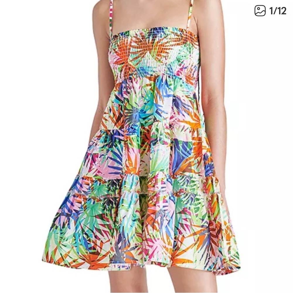 Steve Madden Multicolor Tropical Mini Dress